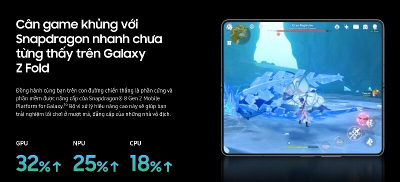 Điện thoại Samsung Galaxy Z Fold5 5G 512GB cấu hình