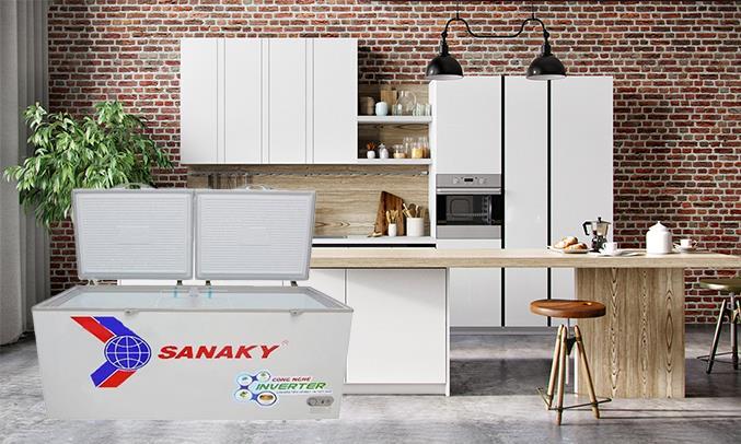 Tủ đông 800L inverter SANAKY 1 NGĂN VH-8699HY3 Tủ đông 800L inverter SANAKY 1 NGĂN VH-8699HY3