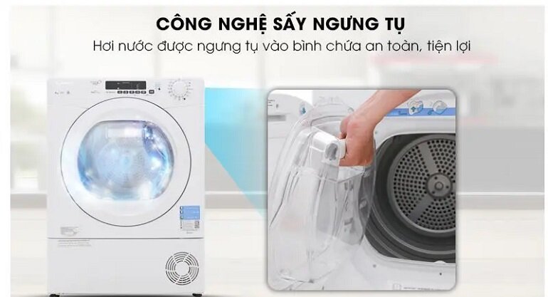 Máy sấy quần áo Candy GVS C9DE-S - 9kg