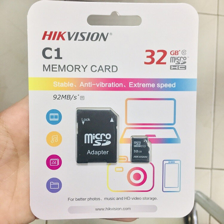 Thẻ nhớ Hikvision 32GB Thẻ nhớ Hikvision 32GB