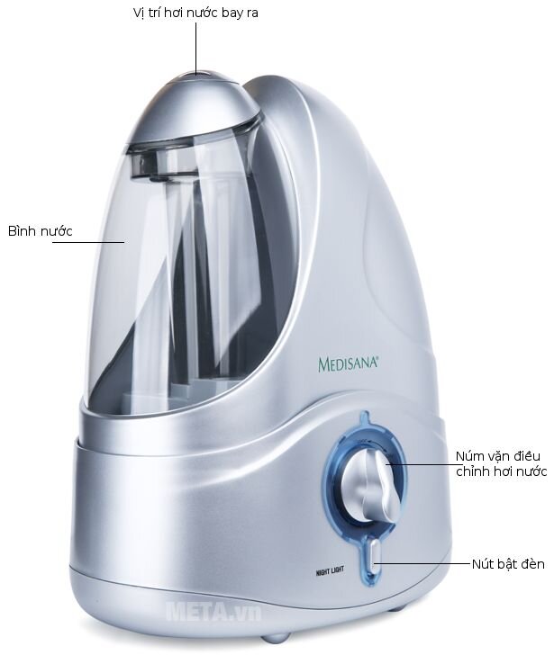 Máy tạo độ ẩm trong phòng Medisana UHW