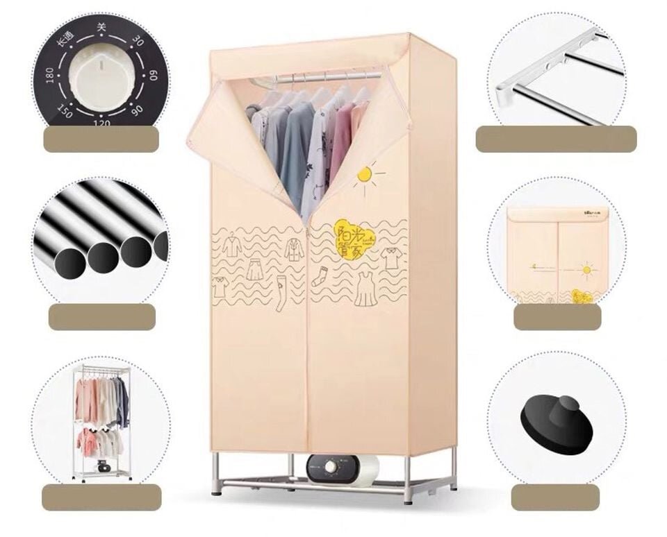 Tủ sấy quần áo gia đình 475L Bear HGJ-A12R1