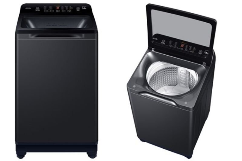 Máy giặt Aqua 9,8 kg AQW-FR98GT.BK nắp kính