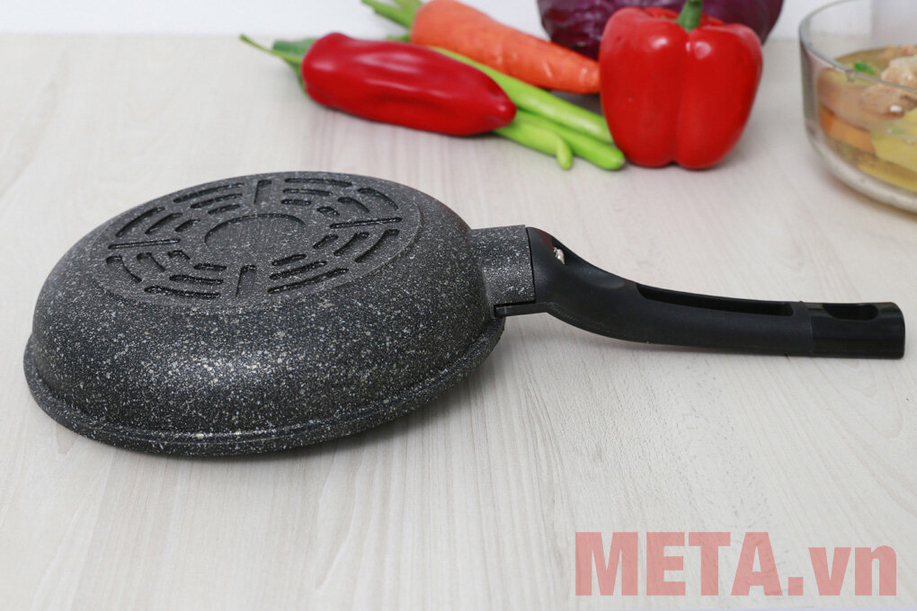 Chảo nhôm chống dính đá hoa cương Sunhouse SBD18 (18cm)