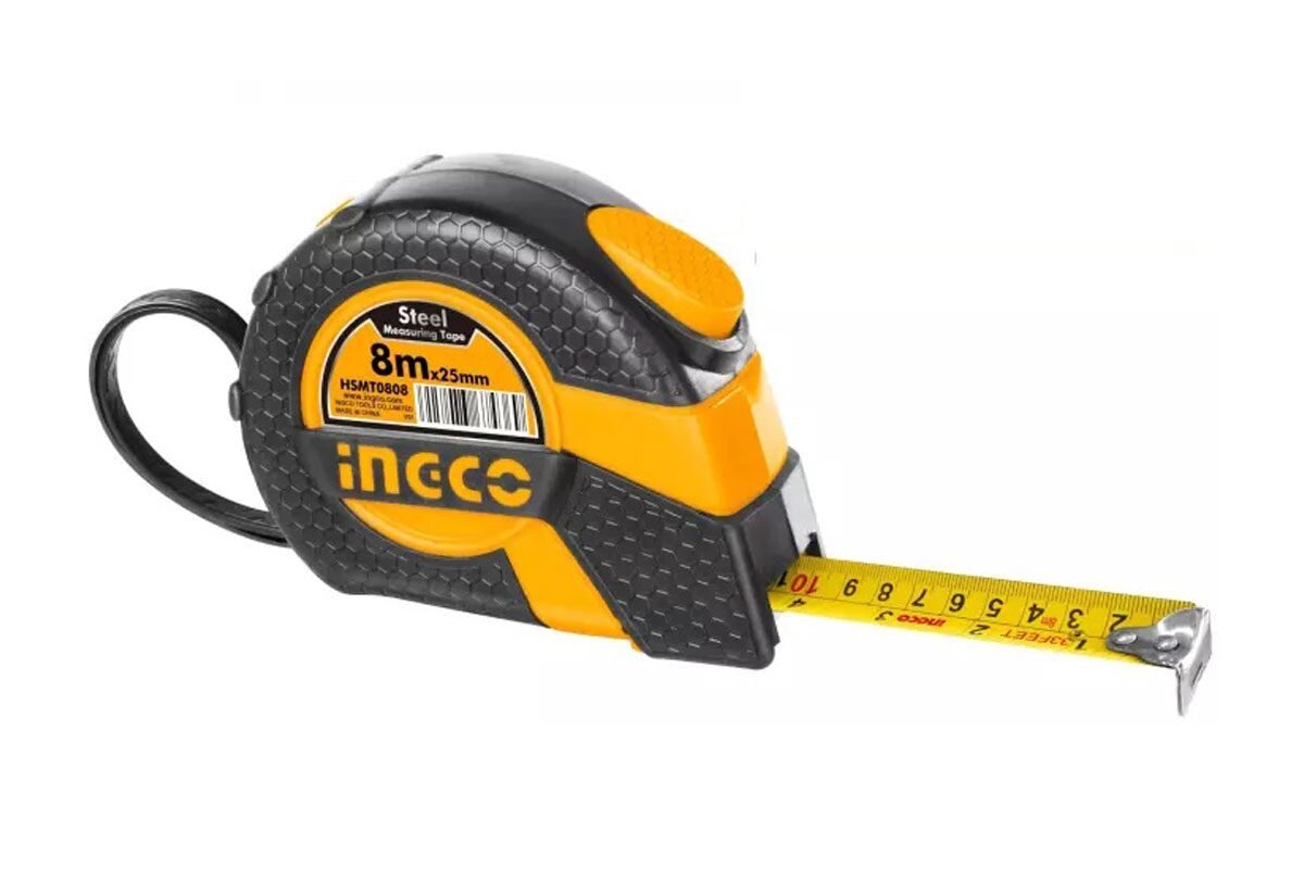 Thước cuộn thép 8m x 25mm INGCO HSMT0808