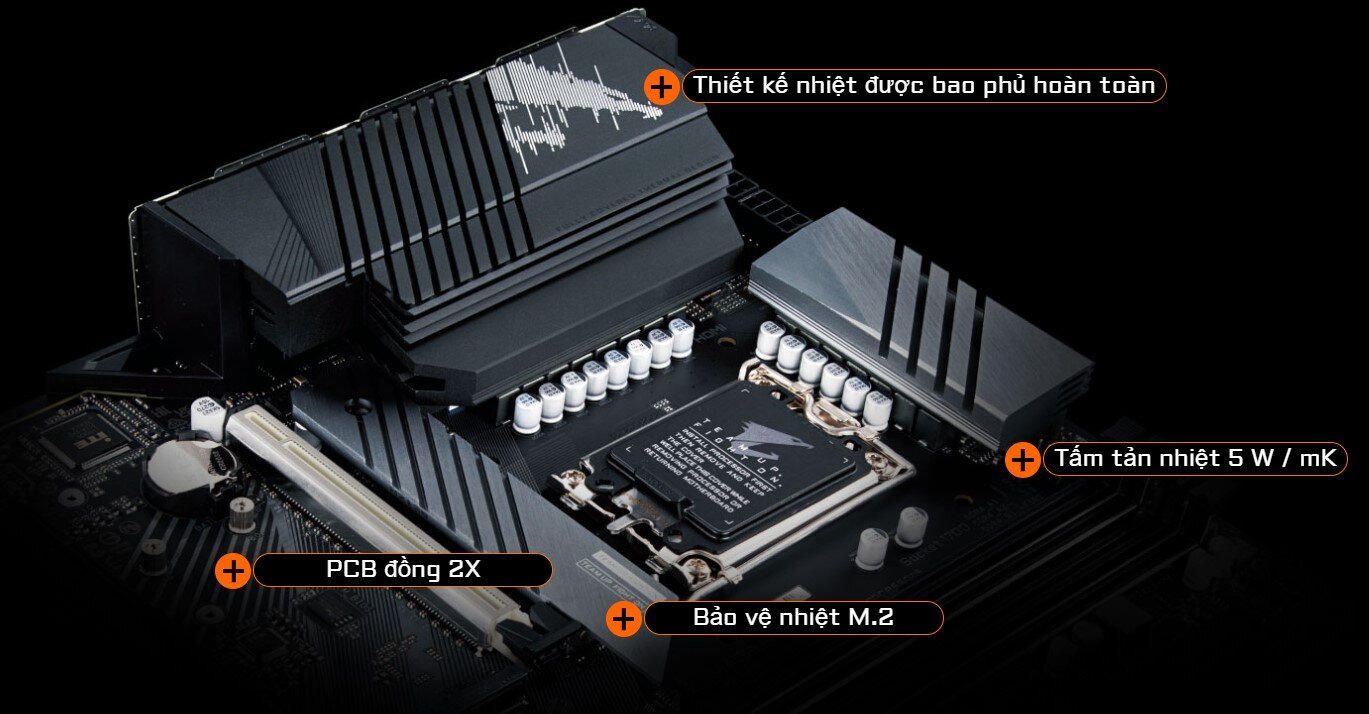 Mainboard Gigabyte Z690M AORUS ELITE (Intel Z690, Socket 1700, ATX, 4 khe Ram DDR4)