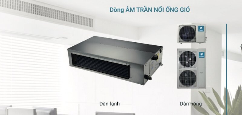 Điều hòa giấu trần nối ống gió Casper 50000 BTU 1 chiều DC-50TL22 gas R-410A 
