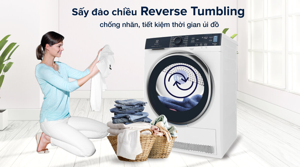 máy sấy bơm nhiệt electrolux edh903r9wb