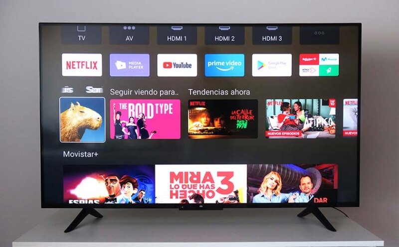 smart tivi xiaomi 4k 55 inch p1 hệ điều hành