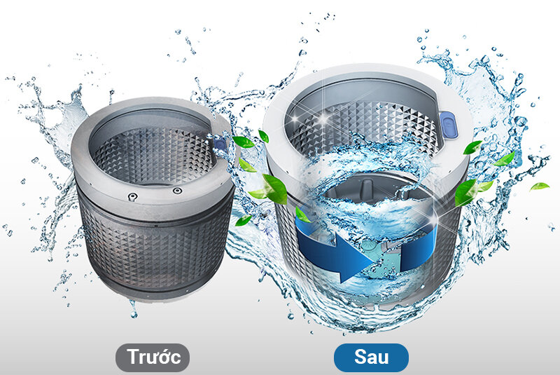 Khả năng tự động vệ sinh lồng giặt