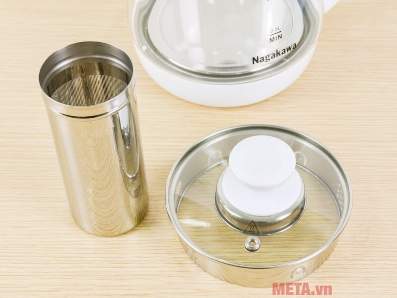 Lưới lọc ấm siêu tốc đa năng Nagakawa NAG0316 bằng inox chống gỉ, bền, an toàn