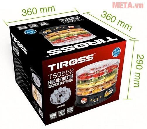 Máy sấy hoa quả, thực phẩm đa năng Tiross TS9682 Máy sấy hoa quả, thực phẩm đa năng Tiross TS9682