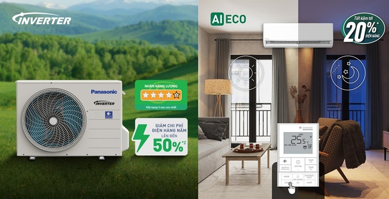 Điều hòa Panasonic Inverter 9000 BTU 2 chiều CU/CS-XZ9BKH-8 gas R-32 8 Điều hòa Panasonic Inverter 9000 BTU 2 chiều CU/CS-XZ9BKH-8