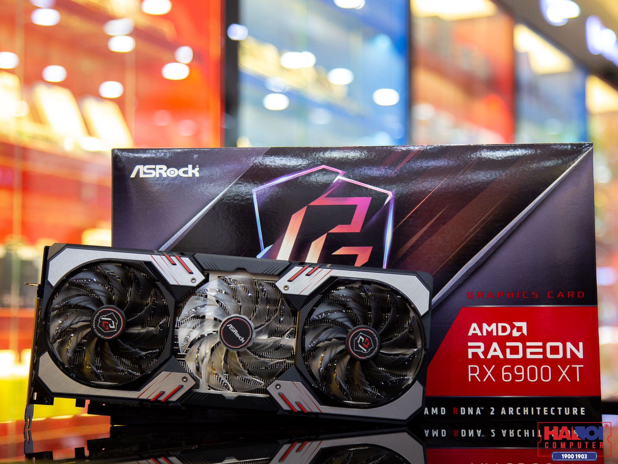 Card màn hình ASROCK RX 6900 XT Phantom Gaming D