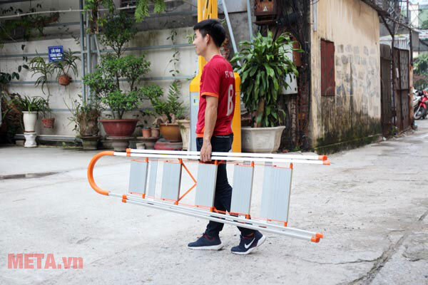 Thang nhôm ghế bản to 5 bậc Advindeq ADS-705