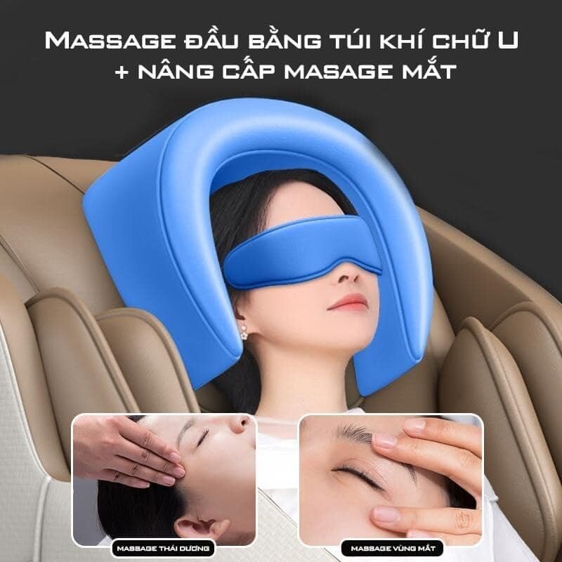 Ghế massage E-Dra Hestia EMC100 - Đen Nâu