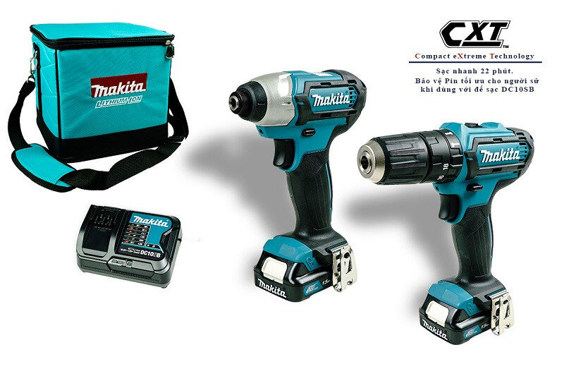 Bộ sản phẩm dùng pin Makita CLX228S
