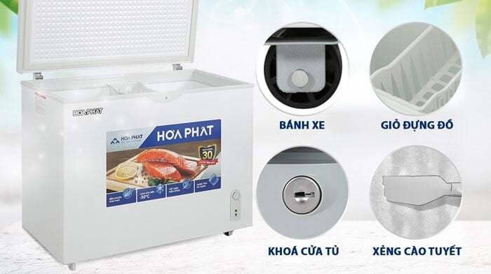 tủ đông Hòa Phát HPF AD6252 sở hữu nhiều tiện ích thông minh tủ đông Hòa Phát HPF AD6252 sở hữu nhiều tiện ích thông minh