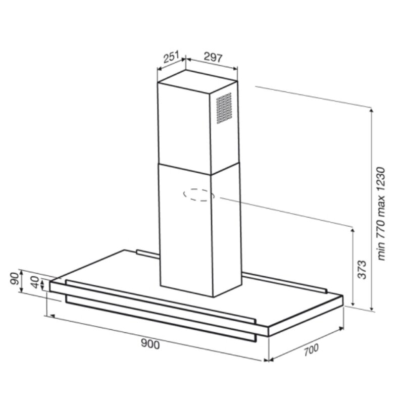 Máy hút mùi Malloca JOINT-I900A