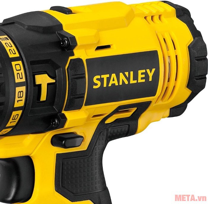 Máy khoan vặn vít động lực dùng pin Stanley SCH20C2 có vỏ máy bằng nhựa 