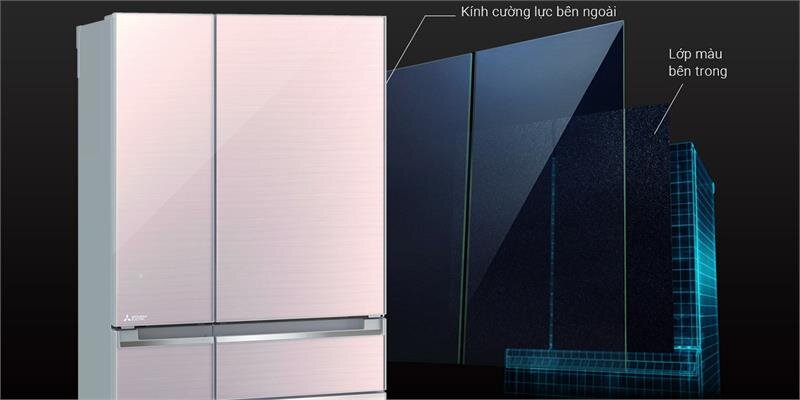 Tủ lạnh 6 cánh Mitsubishi Electric MR-WX70C-F-V - 694 Lít