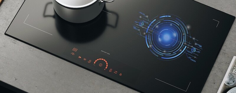 Bếp từ đôi Zemmer IHZ 752 PRO được trang bị bảng điều khiển cảm ứng trượt trực quan