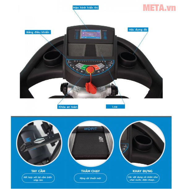 Máy chạy bộ đa năng Mofit ENJOY 310 Máy chạy bộ đa năng Mofit ENJOY 310