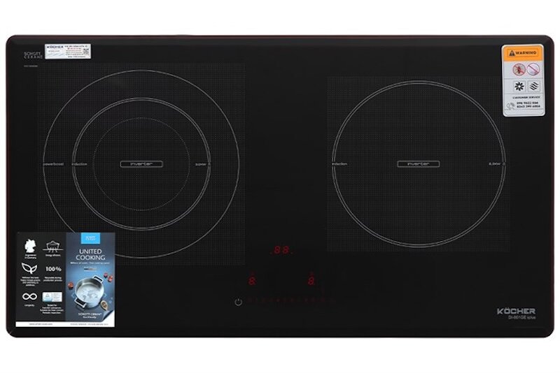 Bếp từ Kocher DI 801GE IPLUS thiết kế tinh tế, tôn vinh không gian bếp