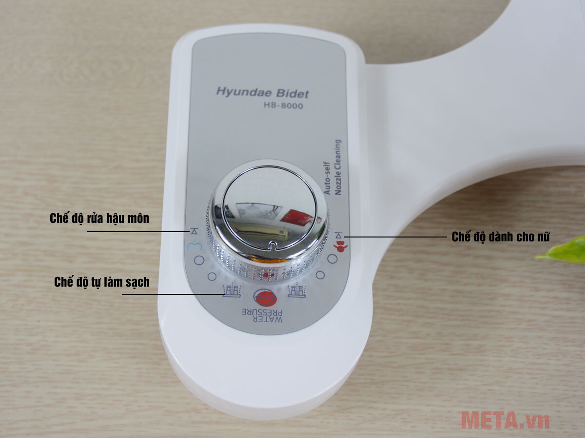 Thiết bị vệ sinh Hyundae Bidet 2 vòi phun HB-8000