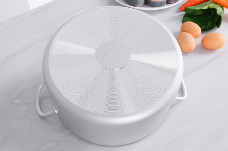 Nồi nhôm oxy hóa mềm 24 cm Supor HT08008-5 Nồi nhôm oxy hóa mềm 24 cm Supor HT08008-5
