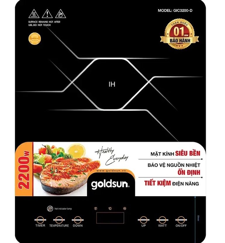 Bếp từ đơn Goldsun GIC3200-D