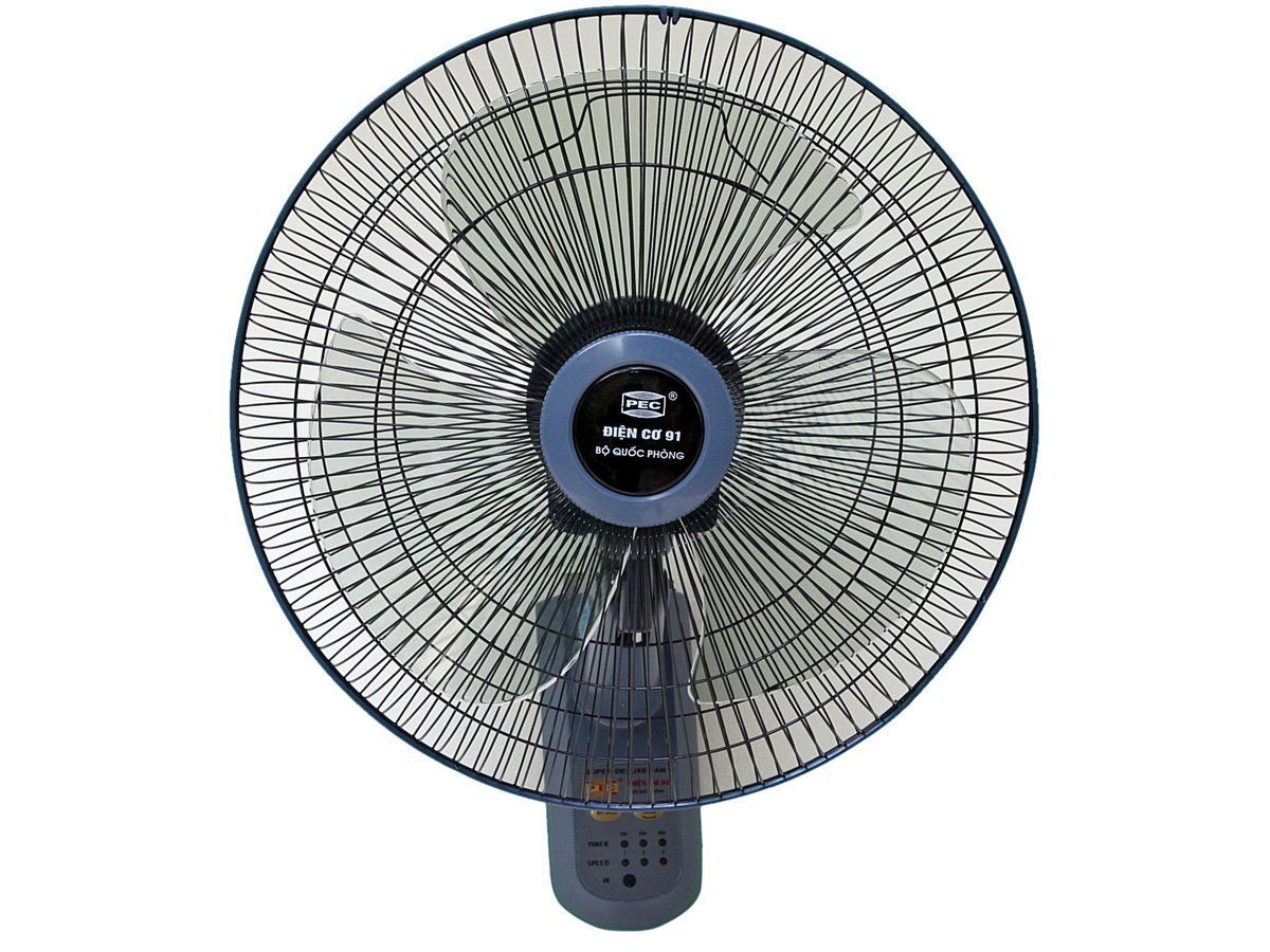 Quạt treo tường Điện Cơ 91 QTT-ĐKA màu xanh Quạt treo tường Điện Cơ 91