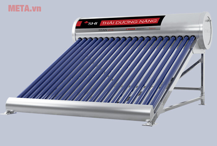 Máy nước nóng năng lượng mặt trời Thái dương năng Titan 316 18 ống - 200 lít