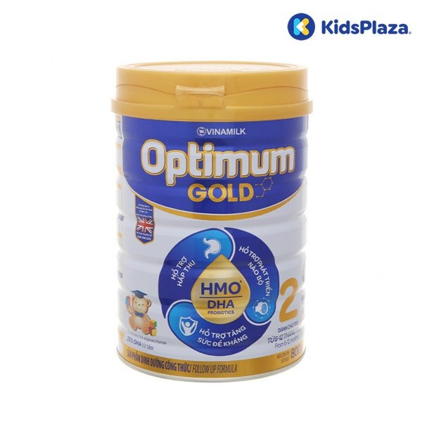 Sữa Vinamilk Optimum Gold 2 800g cho bé 6-12-tháng