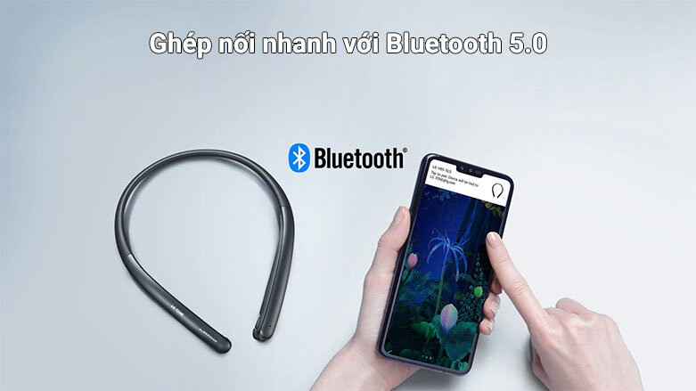 Tai nghe Bluetooth LG HBS-SL5 (Đen) |  Ghép nối nhanh chóng