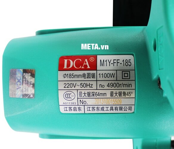 Máy cưa đĩa 1100W DCA AMY185 (M1Y-FF-185) Máy cưa đĩa 1100W DCA AMY185 (M1Y-FF-185)