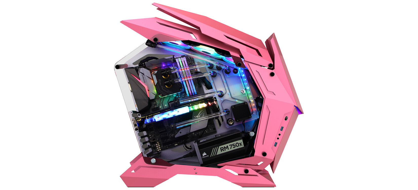  Case Jonsbo MOD3 Pink (Mid Tower/Màu Hồng) giới thiệu 4
