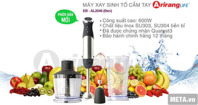 Máy xay sinh tố cầm tay ArirangLife EB - AL2046