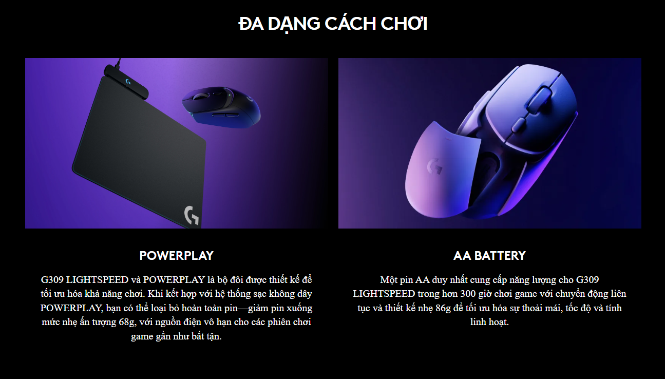 Chuột Gaming Logitech G309 LightSpeed Wireless White 8