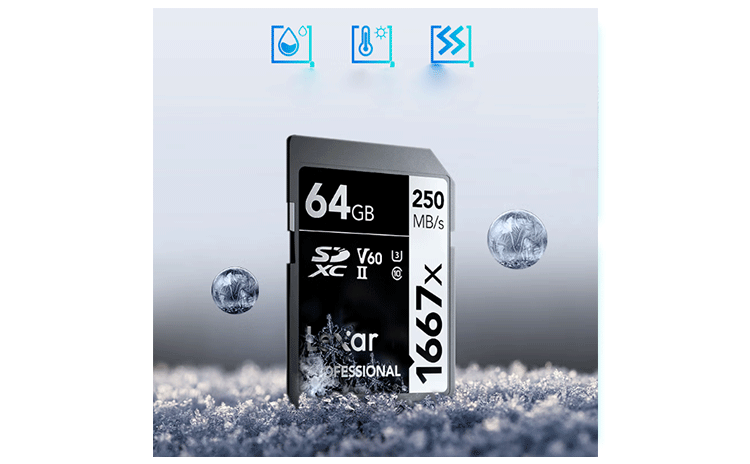 Thẻ nhớ SD Lexar Professional 1667x SDXC V30 64Gb