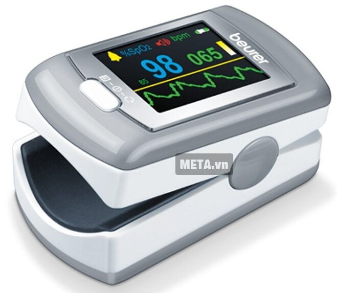 Máy đo nồng độ oxy trong máu SpO2 và nhịp tim Beurer PO80