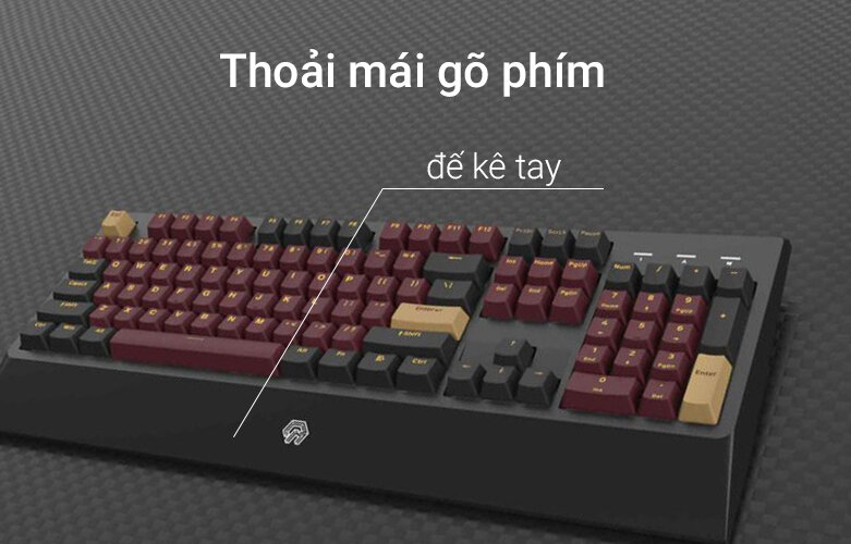 Bàn phím cơ Akko MOJIKE GK1 Black Red | Thoải mái gõ phím