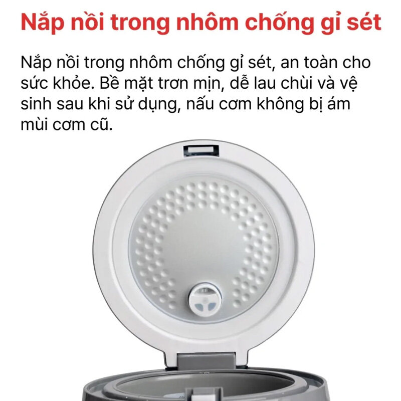 Nắp nồi Happy Cook HCJ-080G bằng nhôm chống gỉ sét