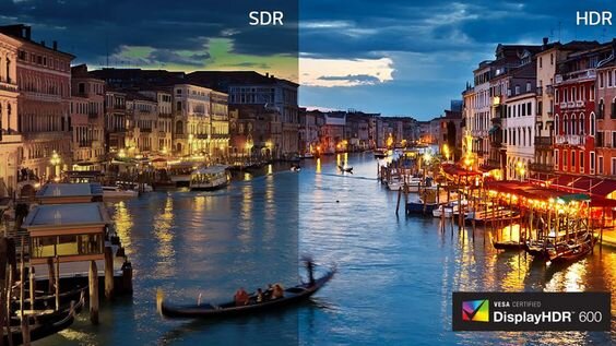 Tốc độ phản hồi 1ms và VESA DisplayHDR 1