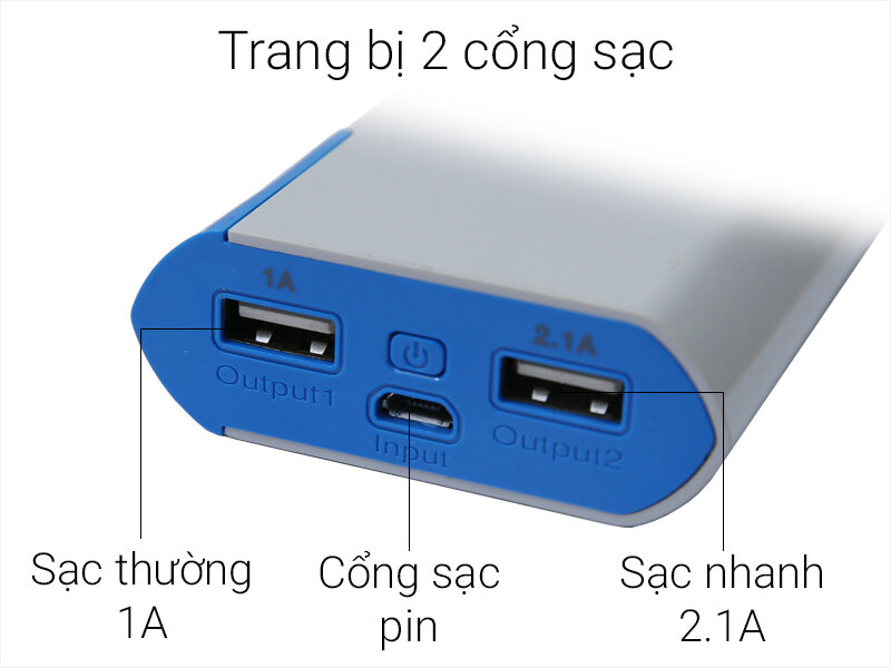 Pin sạc dự phòng 7.500 mAh ECO Y39A Pin sạc dự phòng 7.500 mAh ECO Y39A