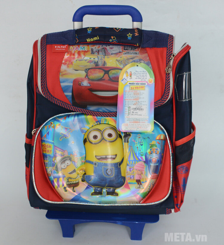 Balo cấp 1 có cần kéo Hami BL151 Minion
