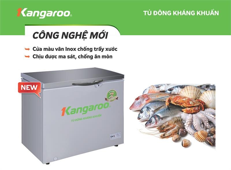 Tủ đông Kangaroo KG298VC1- 298L, 1 ngăn đông