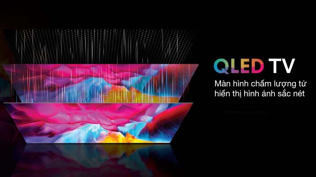 Công nghệ hình ảnh vượt trội Google Tivi QLED Aqua 65 inch AQT65S800UX