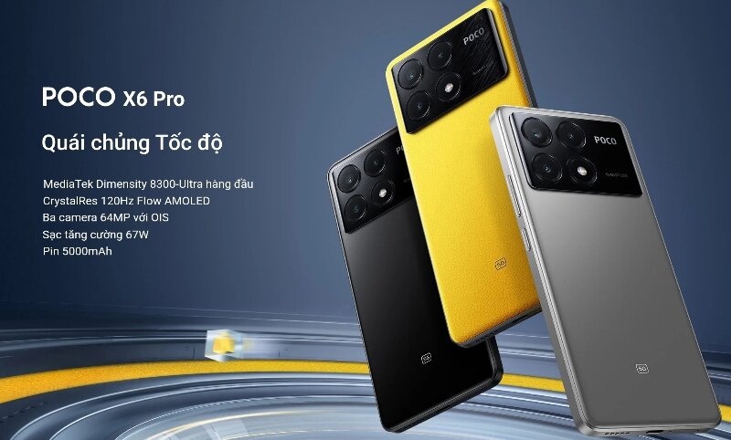 Poco X6 Pro 256GB thiết kế