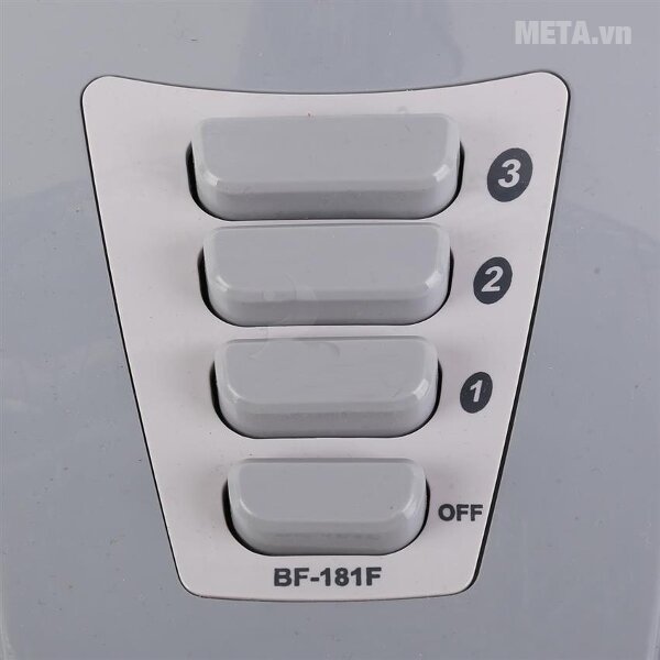 Quạt quỳ Benny BF181F (màu ghi)
